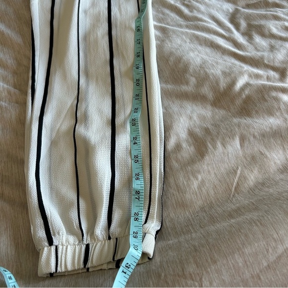 NWT Iris Monochrome Striped Button Women’s Large Jumpsuit - Picture 12 of 12